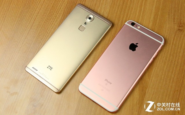 尖Phone:中兴AXON天机MAX战iPhone 6sP 