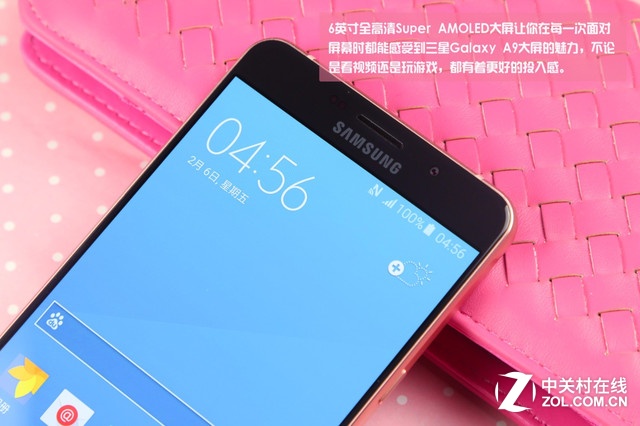 突破性外观设计 粉色三星Galaxy A9图赏