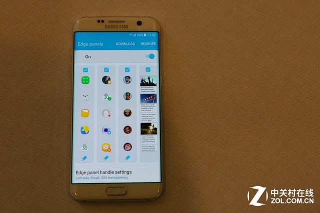 三星S7 edge换装 侧面屏幕到底能干啥