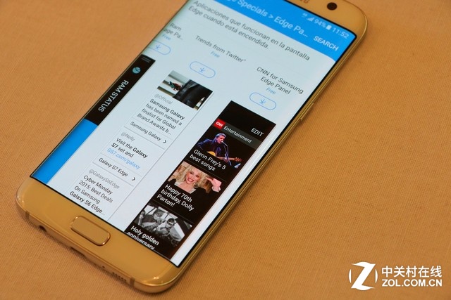 三星S7 edge换装 侧面屏幕到底能干啥