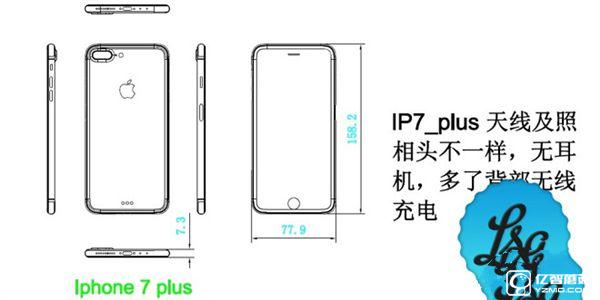 iPhone 7、7 Plus設計圖曝光：看完買誰 秒懂！