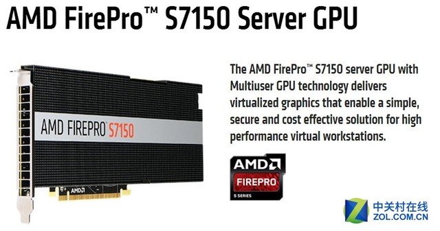 专注虚拟环境 AMD FirePro S7150评测 