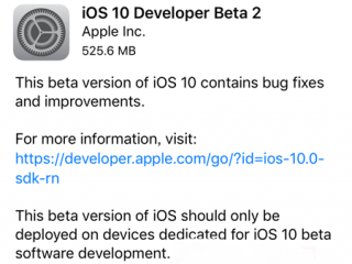 iOS10 beta2更新了什么  苹果iOS10 beta2更新内容大全汇总