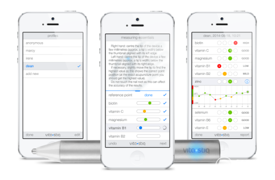 引領健康生活 這支筆可測出身體維生素含量