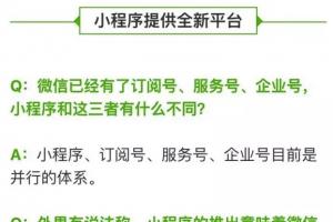 从微信应用号微信小程序 微信的葫芦里卖着什么药？