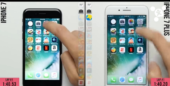 1GB内存差距多大？iPhone 7/7 Plus速度对比