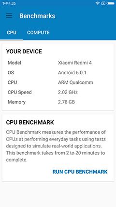 红米4性能评测 跑分测试