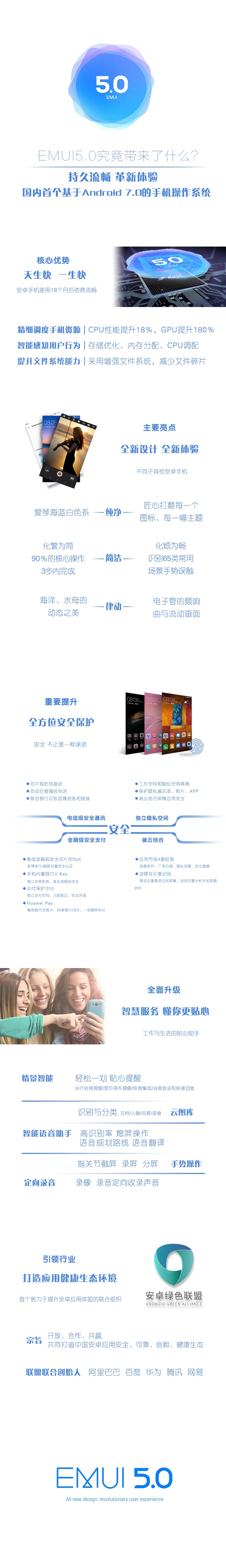 余承东：华为P9/Mate8能升EMUI5 永不卡顿！