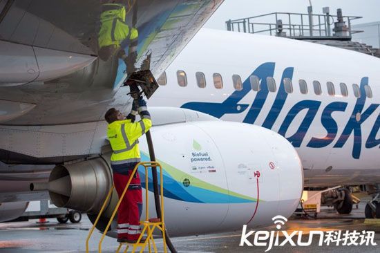 阿拉斯加航空開發新能源 樹木燃料首飛完成