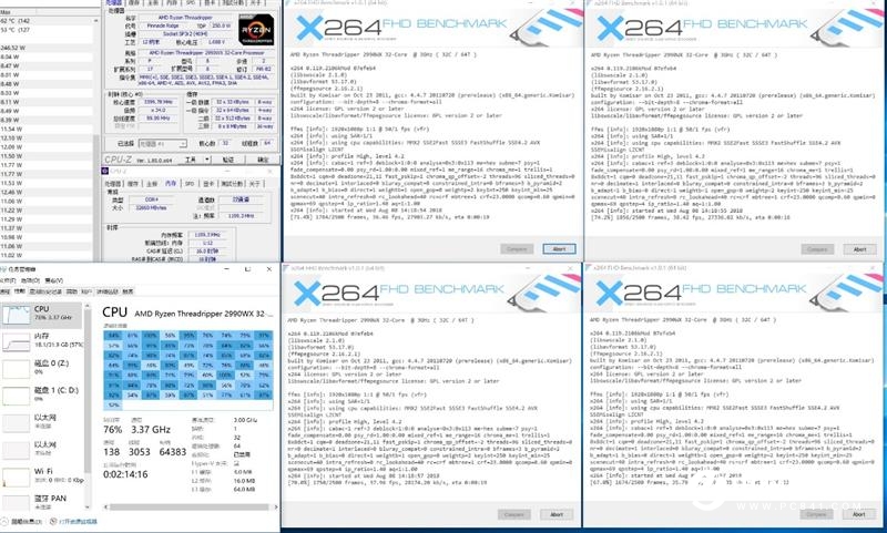 ThreadRipper 2990WX评测 AMD最牛处理器手撕Intel