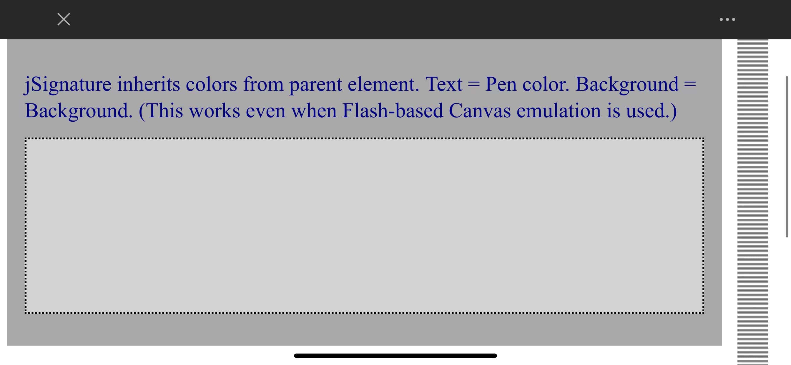html5手写签名的实现示例