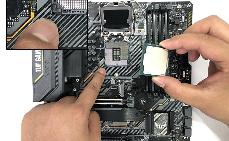 intel cpu安装方向