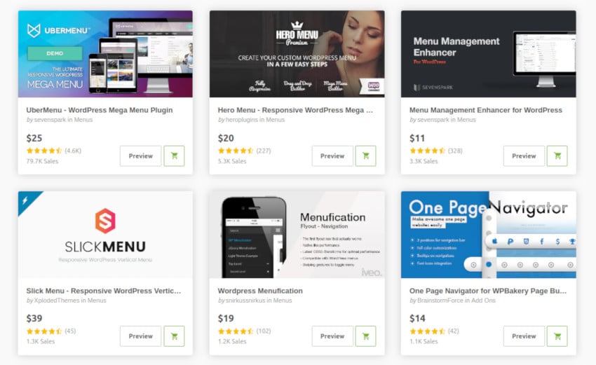 WordPress中将任何WordPress菜单转换为下拉菜单