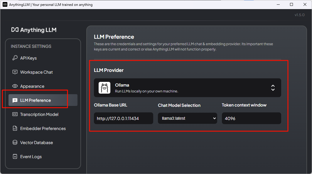 使用ollama + AnythingLLM快速且简单的在本地部署llama3