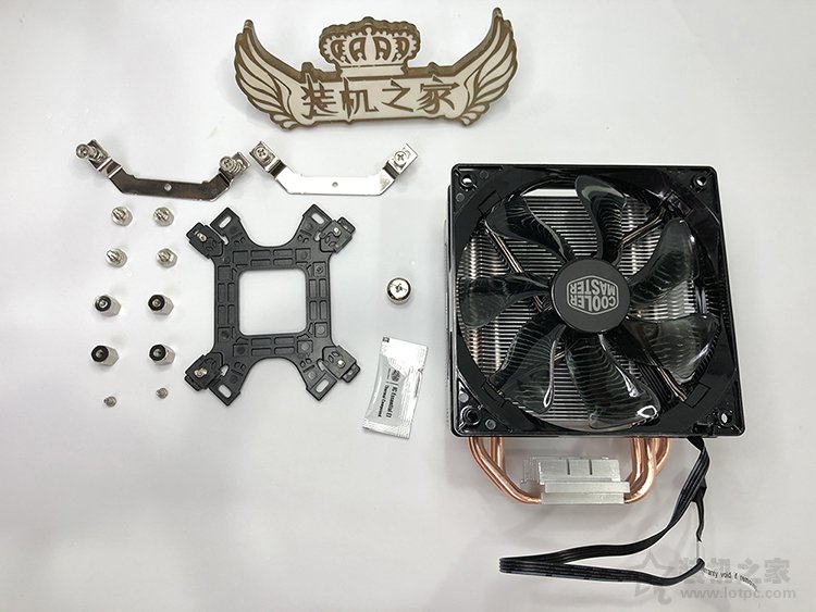 电脑CPU散热器酷冷至尊T400i的安装图解教程