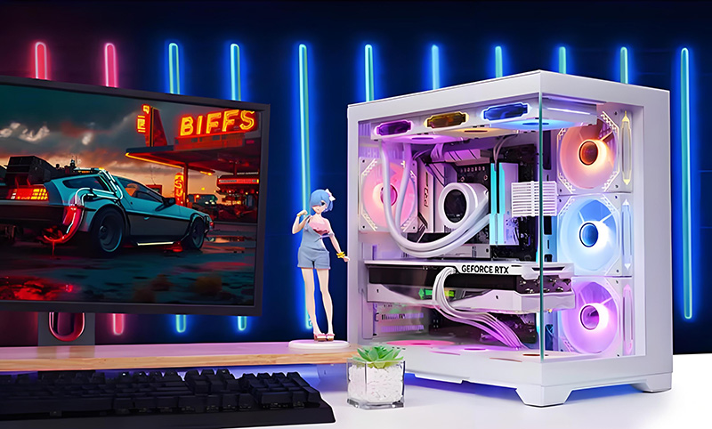 锐龙R7 9800X3D配RTX5070/5070Ti/5080游戏电脑配置