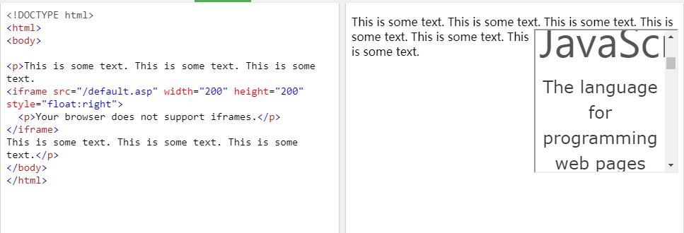 HTML5网页中iframe与window.onload的用法详解