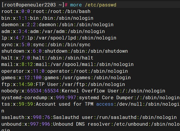 Linux服务器用户与用户组配置文件的使用及说明