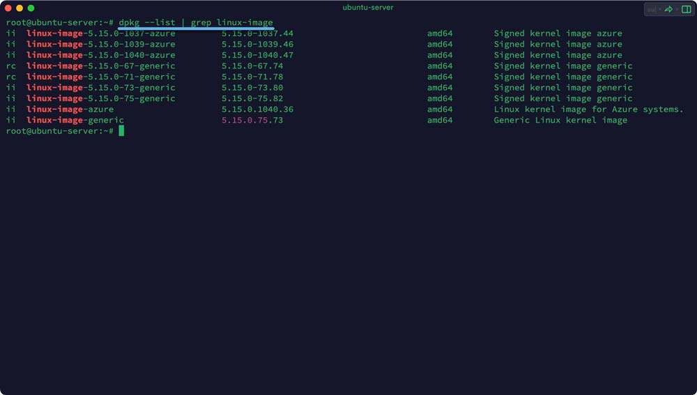 Ubuntu系统中删除多余内核或卸载内核的方法