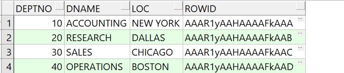 Oracle数据库中的rowid使用及说明