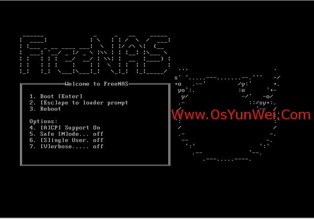 FreeBSD系统FreeNAS的安装图解教程