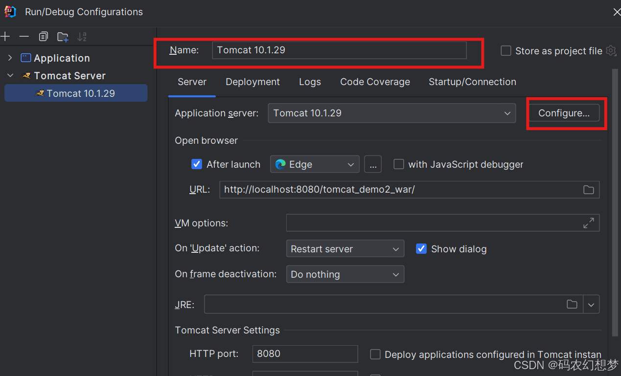 IDEA中使用Tomcat的方法完整图文教程